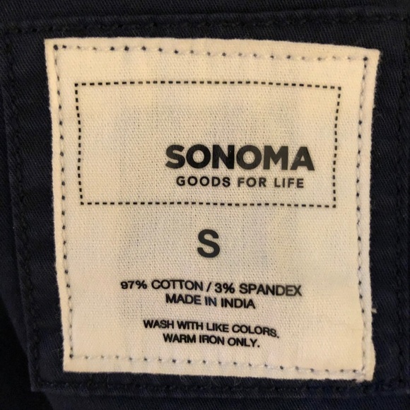 Navy Cotton Utility Jacket - Picture 4 of 5